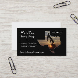 Tarjetas De Negocio De La Industria Del Petróleo Y