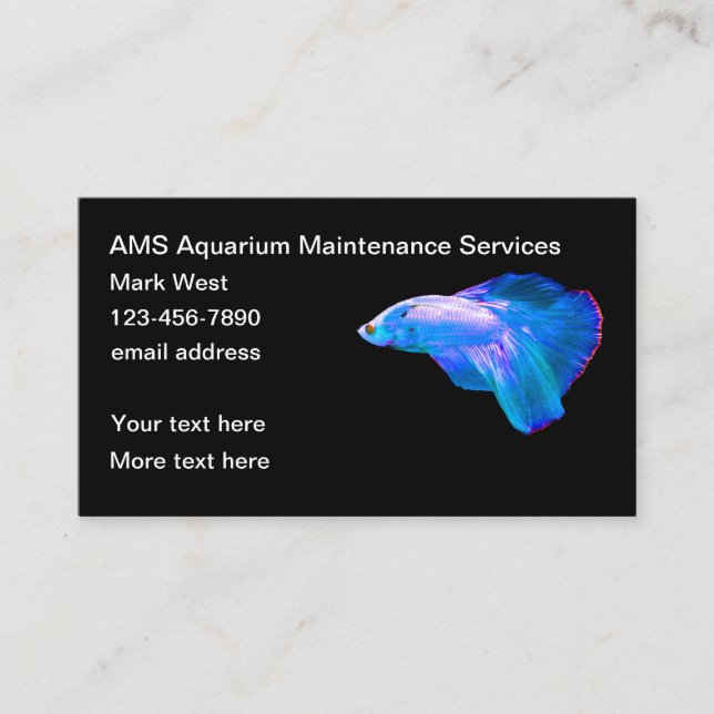 Tarjetas De Negocio De Mantenimiento Y Servicios D (Anverso)