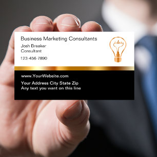 Tarjetas de Negocio de Marketing de Negocios Elega
