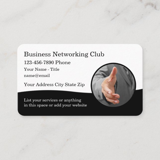 Tarjetas De Negocio De Marketing Y Redes De Negoci (Anverso)