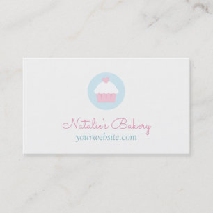 Tarjetas de Negocio de Pastelería Corazón Pequeño
