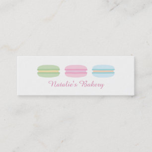 Tarjetas de Negocio de Pastelería de Macarons Dulc