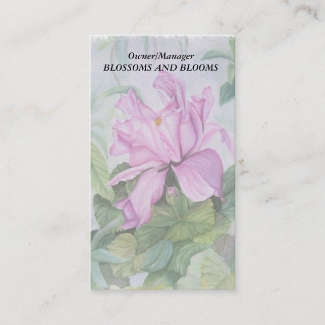 TARJETAS DE NEGOCIO DE PERSONALIZABLE DE ORQUÍN RO (Anverso)