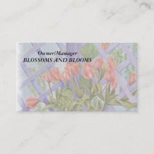 TARJETAS DE NEGOCIO DE PERSONALIZABLE DE TULIPS na