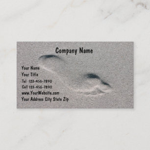 Tarjetas de Negocio de Playa
