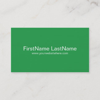 Tarjetas de negocio de redes personales en verde