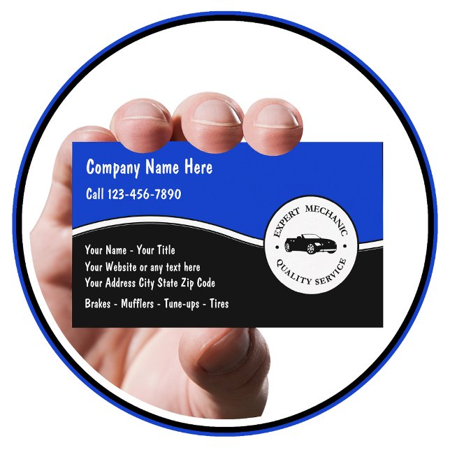 Tarjetas de Negocio de Reparación de Autos (Subido por el creador)