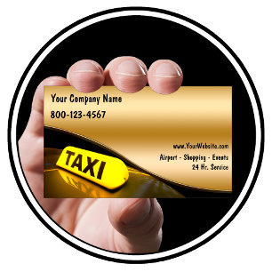 Tarjetas de Negocio de Taxi Nuevas