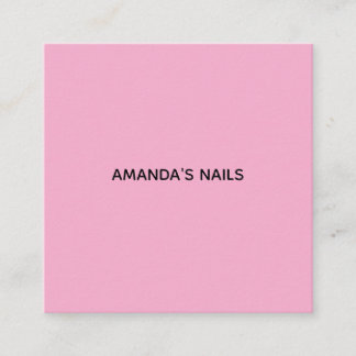 TARJETAS DE NEGOCIO DE UÑAS DE AMANDA POR IGOR ADA
