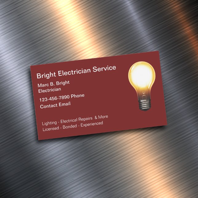 Tarjetas de Negocio magnéticas Modernas y Electric (Subido por el creador)