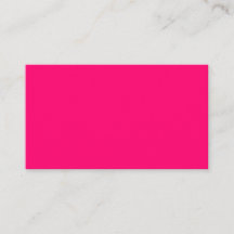 Tarjetas de Negocio Neon Pink Personalizado - Stan