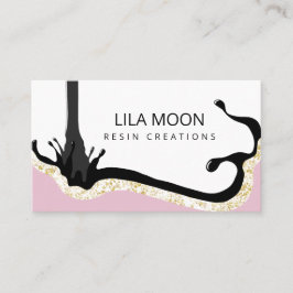 Tarjetas De Negocio Para Artistas De Resina