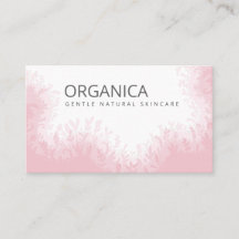 Tarjetas De Negocio Para Atención De La Piel Natur