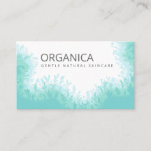 Tarjetas De Negocio Para Atención De Piel Orgánica