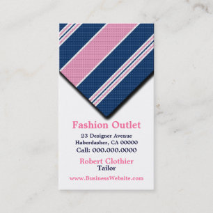 Tarjetas De Negocio Para Clothier Menswear