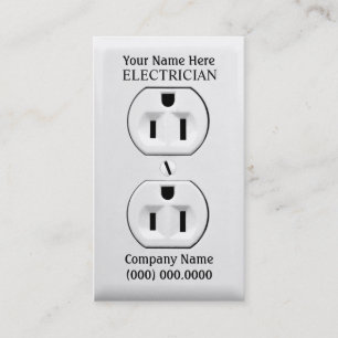 Tarjetas De Negocio Para Electricistas