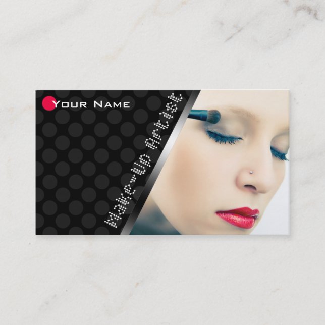 Tarjetas De Negocio Personalizadas Para Artistas D (Anverso)