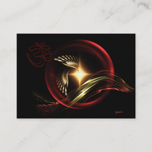 Tarjetas de Negocio Sagradas Om (Anverso)