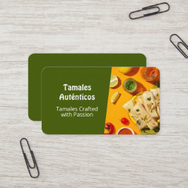 Tarjetas de Negocio Tamales