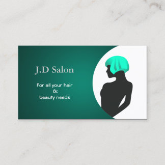 tarjetas de negocios de aqua Hair Salon