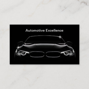 Tarjetas de Negocios de Automotriz de Núcleo Negro