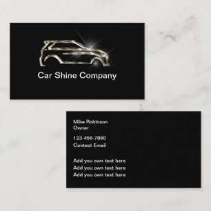Tarjetas De Negocios De Automóviles Elegantes Y Ge