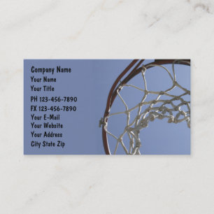 Tarjetas de Negocios de Baloncesto