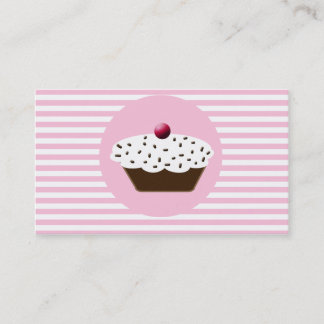 tarjetas de negocios de cupcakes