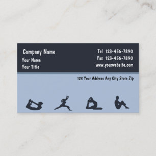 Tarjetas de Negocios de Fitness