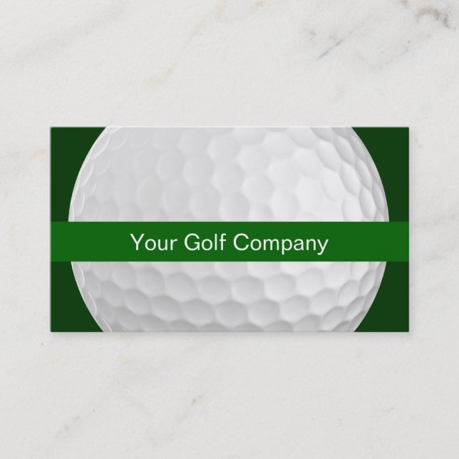 Tarjetas de Negocios de Golf (Anverso)