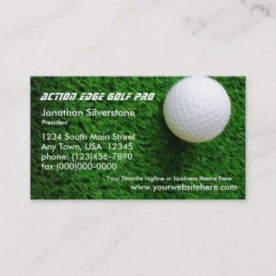 Tarjetas de Negocios de Golf