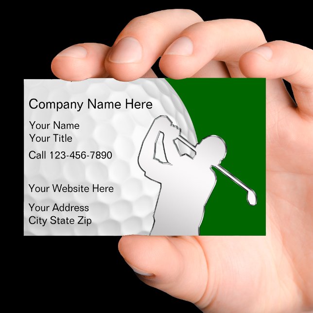 Tarjetas de Negocios de Golf (Subido por el creador)