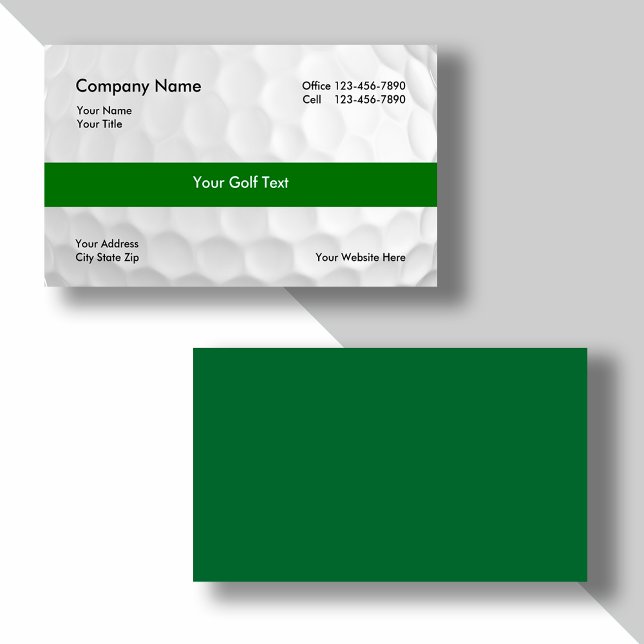 Tarjetas de Negocios de Golf (Subido por el creador)