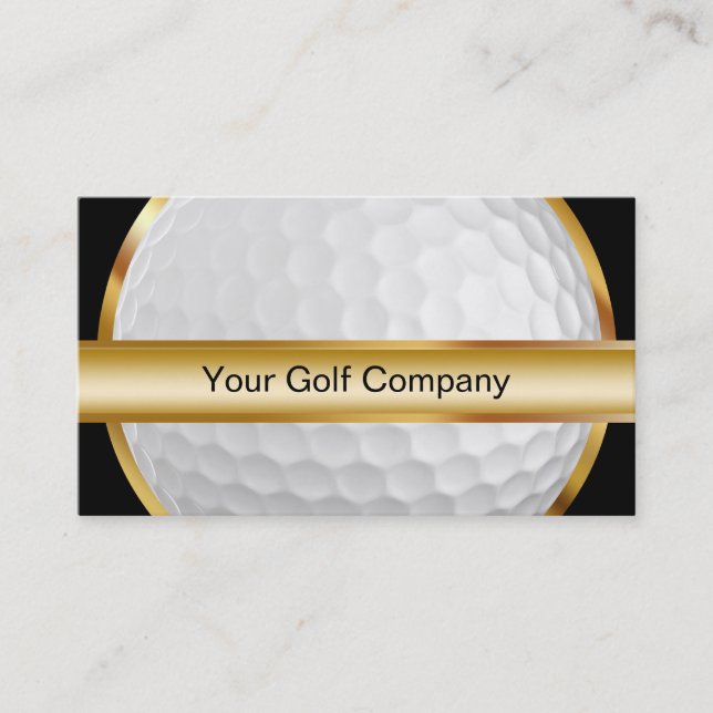 Tarjetas de Negocios de Golf (Anverso)