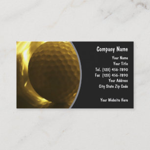 Tarjetas de Negocios de Golf