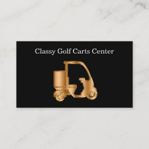 Tarjetas de negocios de golf elegantes
