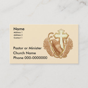 Tarjetas de Negocios de Iglesia