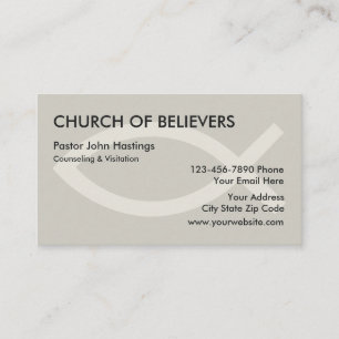 Tarjetas de Negocios de Iglesia