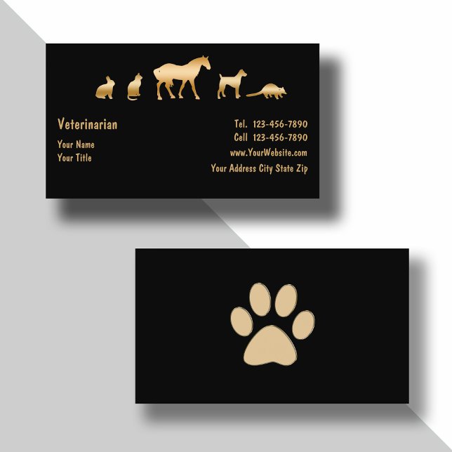 Tarjetas de negocios de mascotas (Subido por el creador)