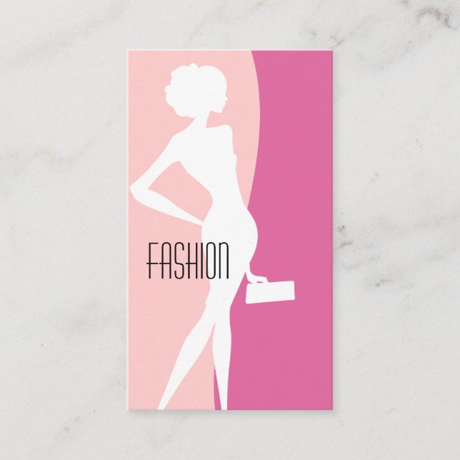 Tarjetas de negocios de moda (Anverso)