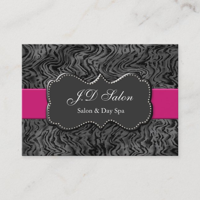 tarjetas de negocios de moda de Salon (Anverso)