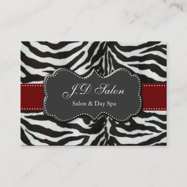 tarjetas de negocios de moda de Salon (Anverso)
