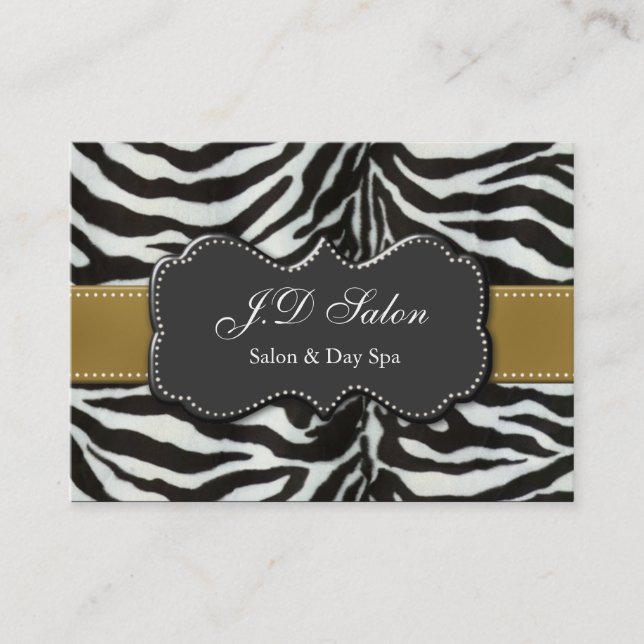 tarjetas de negocios de moda de Salon (Anverso)
