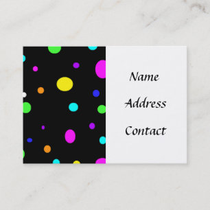 Tarjetas de negocios de Orbes de Colores