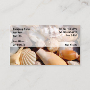 Tarjetas de Negocios de Playa