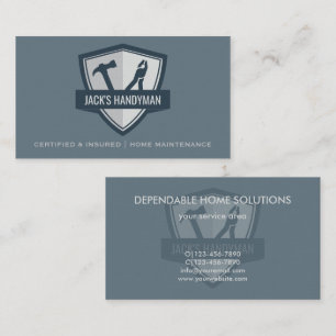tarjetas de negocios de profesional de reparacione