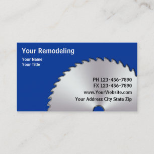 Tarjetas de Negocios de Remodelación