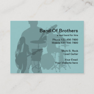 Tarjetas de negocios de Rock Band