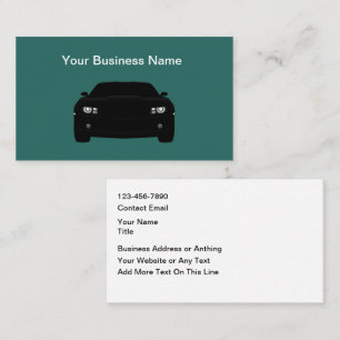 Tarjetas de negocios de servicios automotrices mod