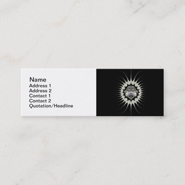 Tarjetas de Negocios Espacio Dorado (Anverso)